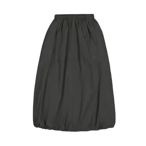 New Balance Casual Long Skirt Women's Black Asphalt