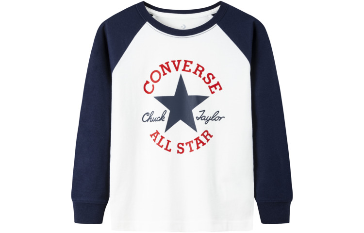 Мужской лонгслив Converse Реглан (темно-синий)