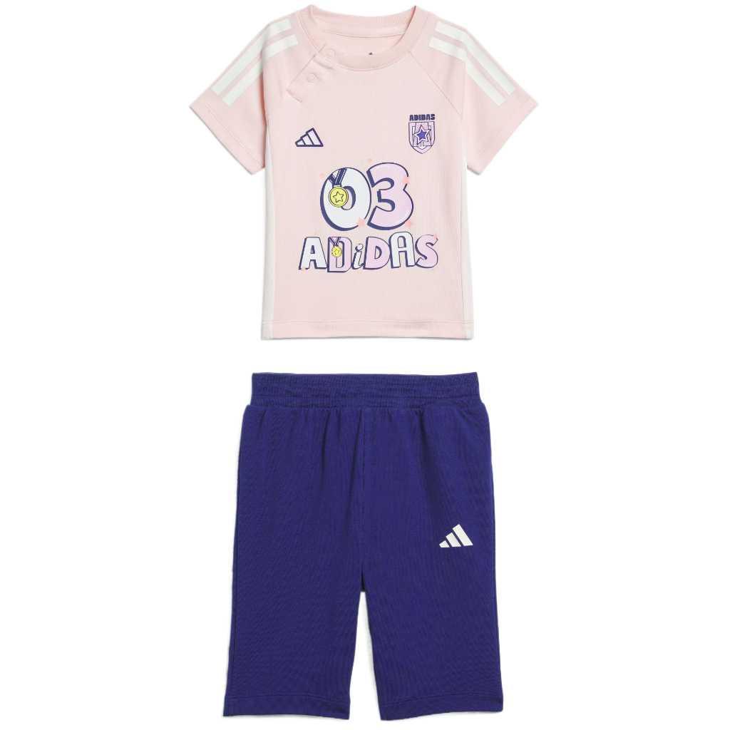 Женский костюм adidas Sportswear Track Suit (розово-синий)