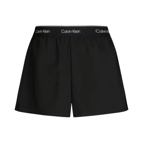 CALVIN KLEIN SS25 Sports Shorts Women's Space Black
