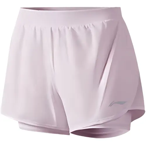 Li Ning Sports Shorts Women's Lotus Red Purple