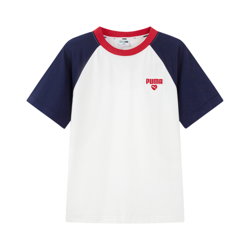 Футболка PUMA SportstyleTyounglogo (темно-синяя)