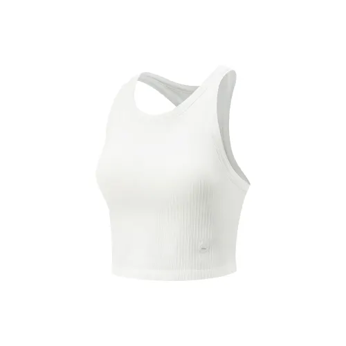Li Ning Fitness Series Sport Vests Women's Ivory
