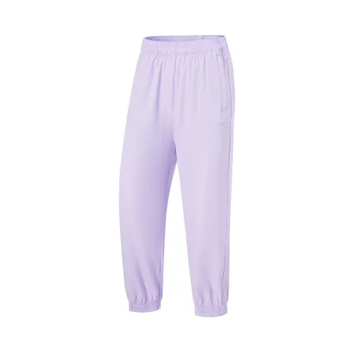 Li Ning Fitness Series Sports Pants Women's Lilac