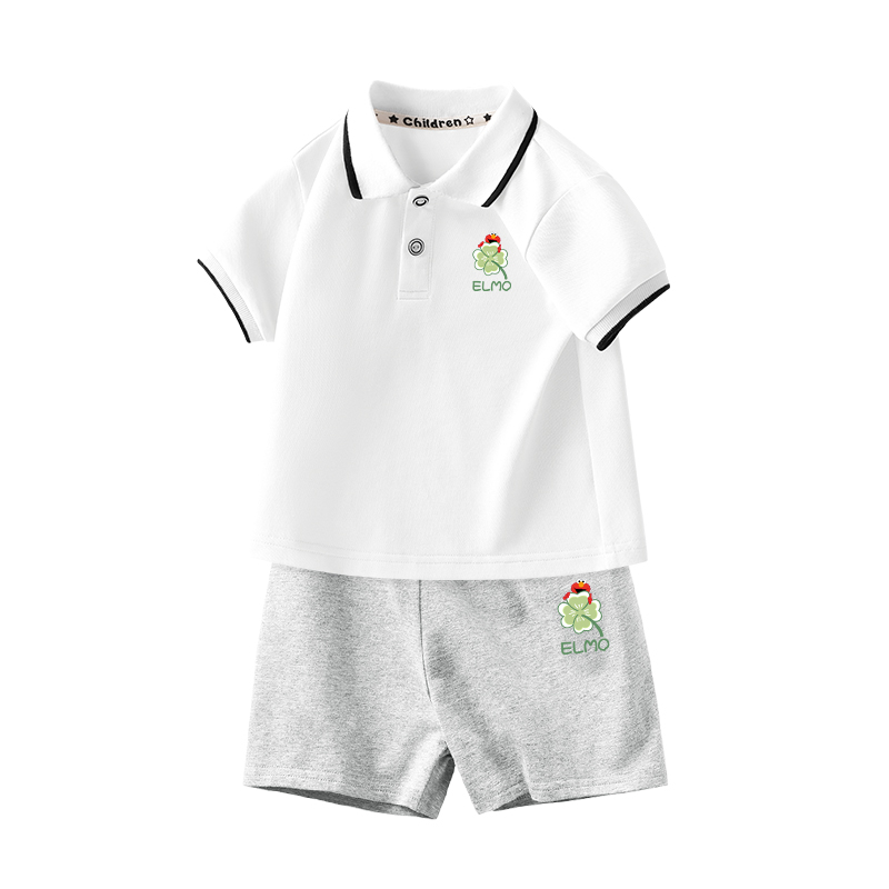Унисекс костюм SESAME STREET logopolo (белый)