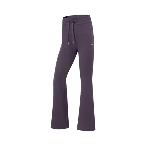 Li Ning Fitness Series Sports Pants Women's Sweet Grape Purple