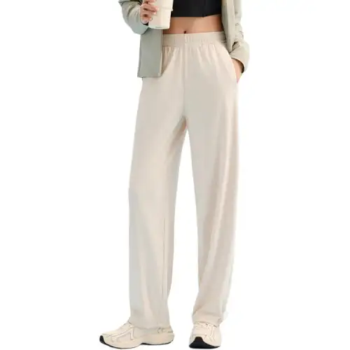 Anta Variety Training Collection Sports Pants Women's Light Sand Khaki