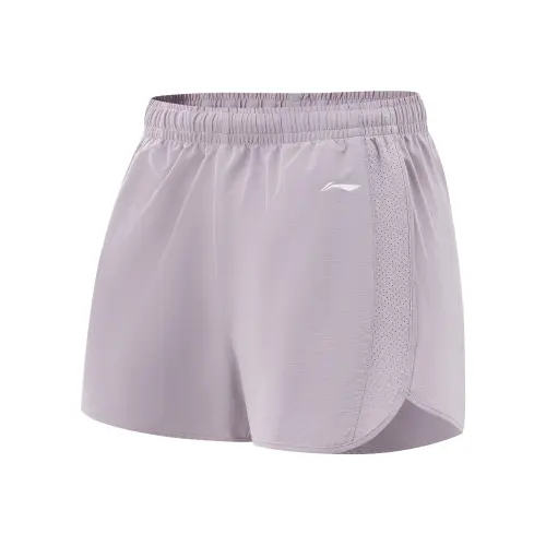 Li Ning Sports Shorts Women's Smoky Gray Mauve