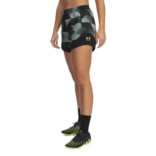 Under Armour Challenger Pro Printed Sports Shorts Women's Black Green