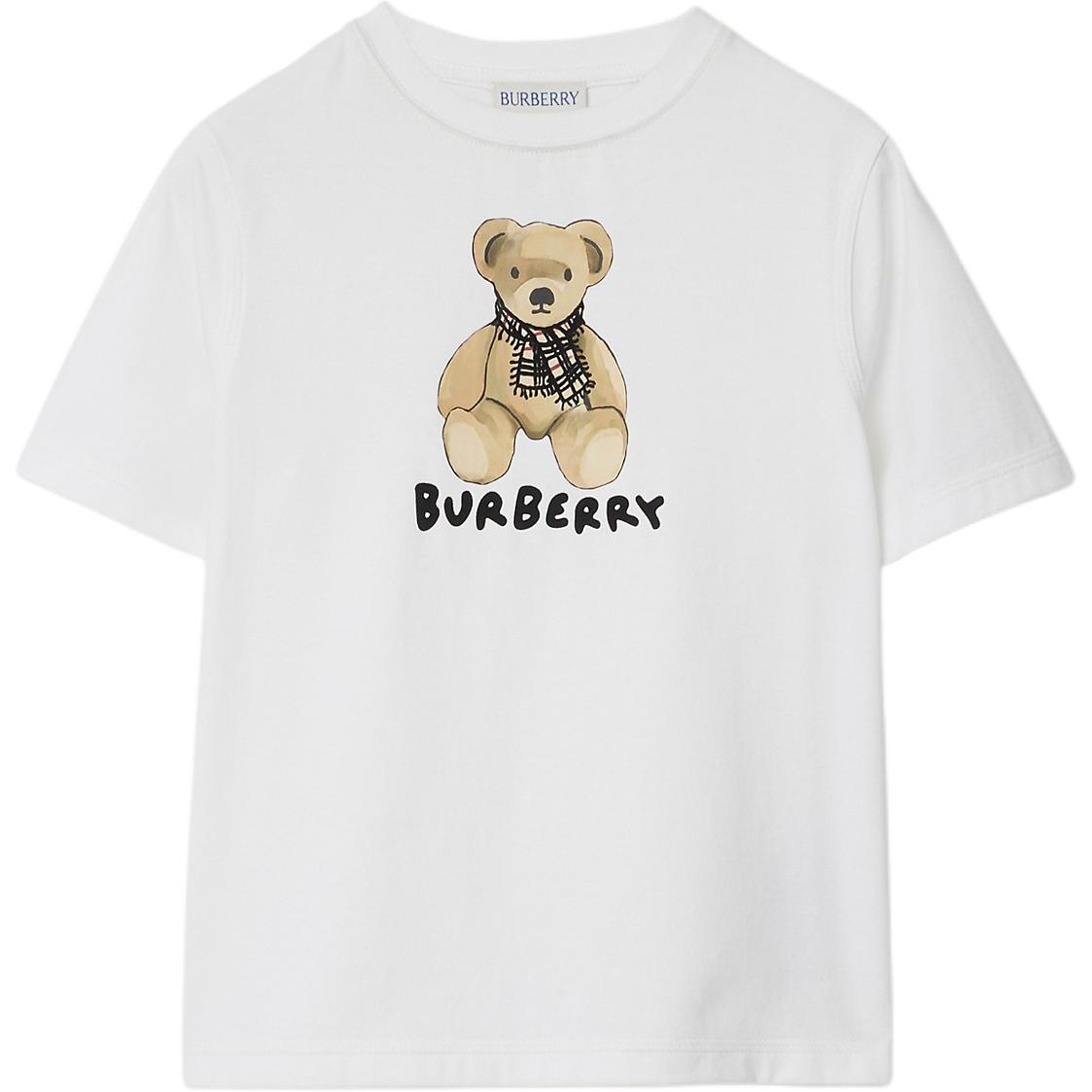 Детская футболка Burberry (белая)