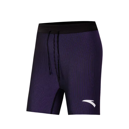 Anta Running Shorts Women's Basic Black/Palace Purple