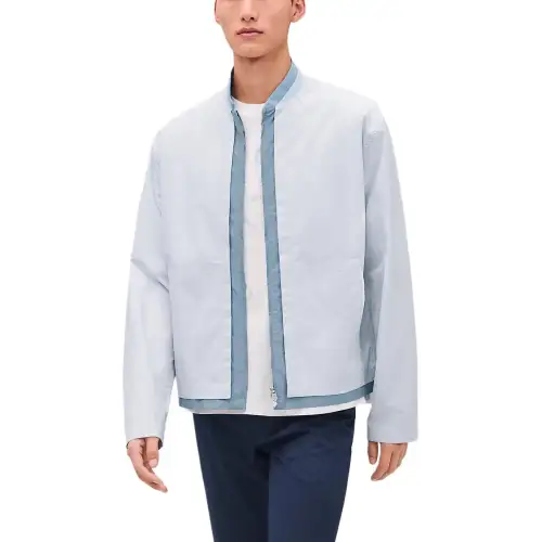 HERMES SS25 Jackets & Coats Men's Glacier Blue