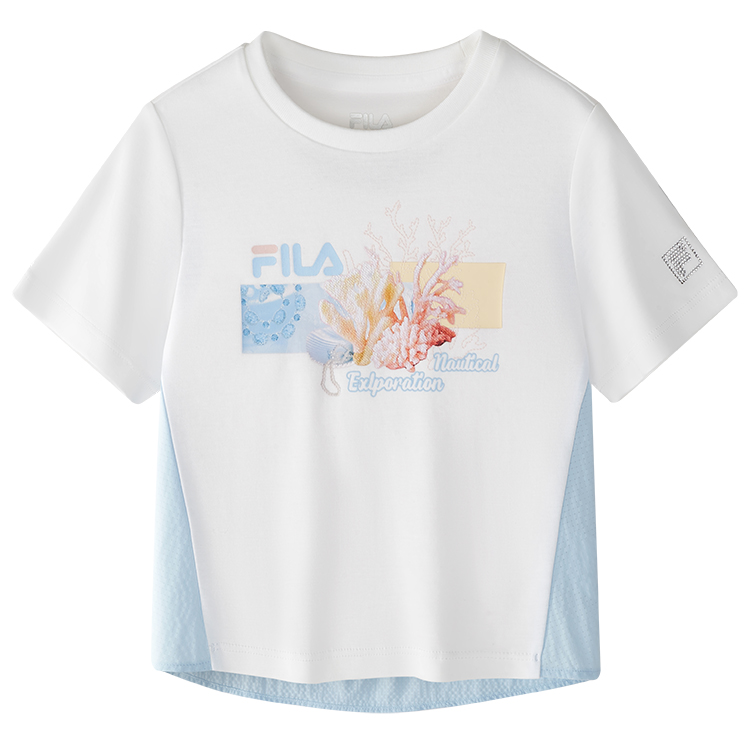 Женская футболка Fila (белая)