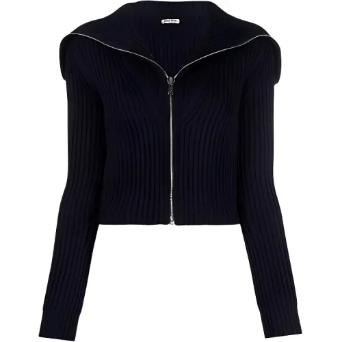 MIU MIU FW21 Knitwear Women's Blue Black
