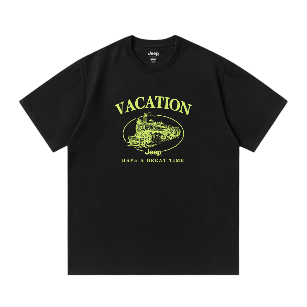 Футболка Jeep Train Print (зеленая)
