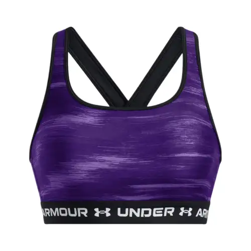 Under Armour CrossbackHeatGear Armour® Mid Printed Sports Underwear Women's Purple
