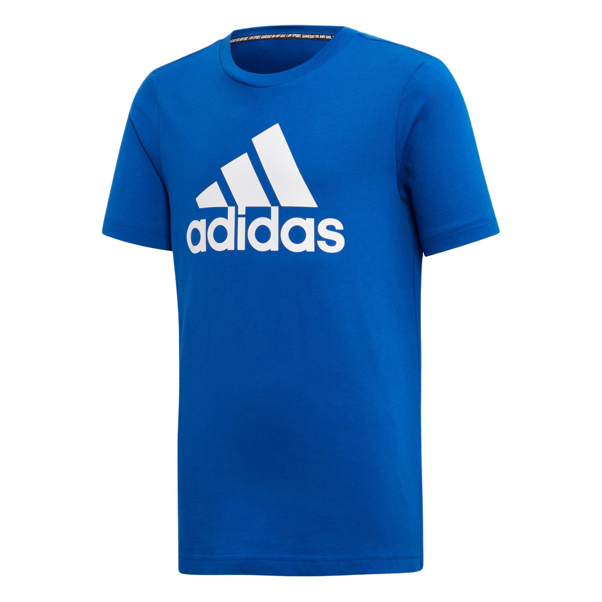 Мужская футболка adidas (сине-белая)