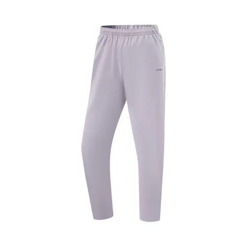 Li Ning Fitness Series Sports Pants Women's Smoky Gray Mauve
