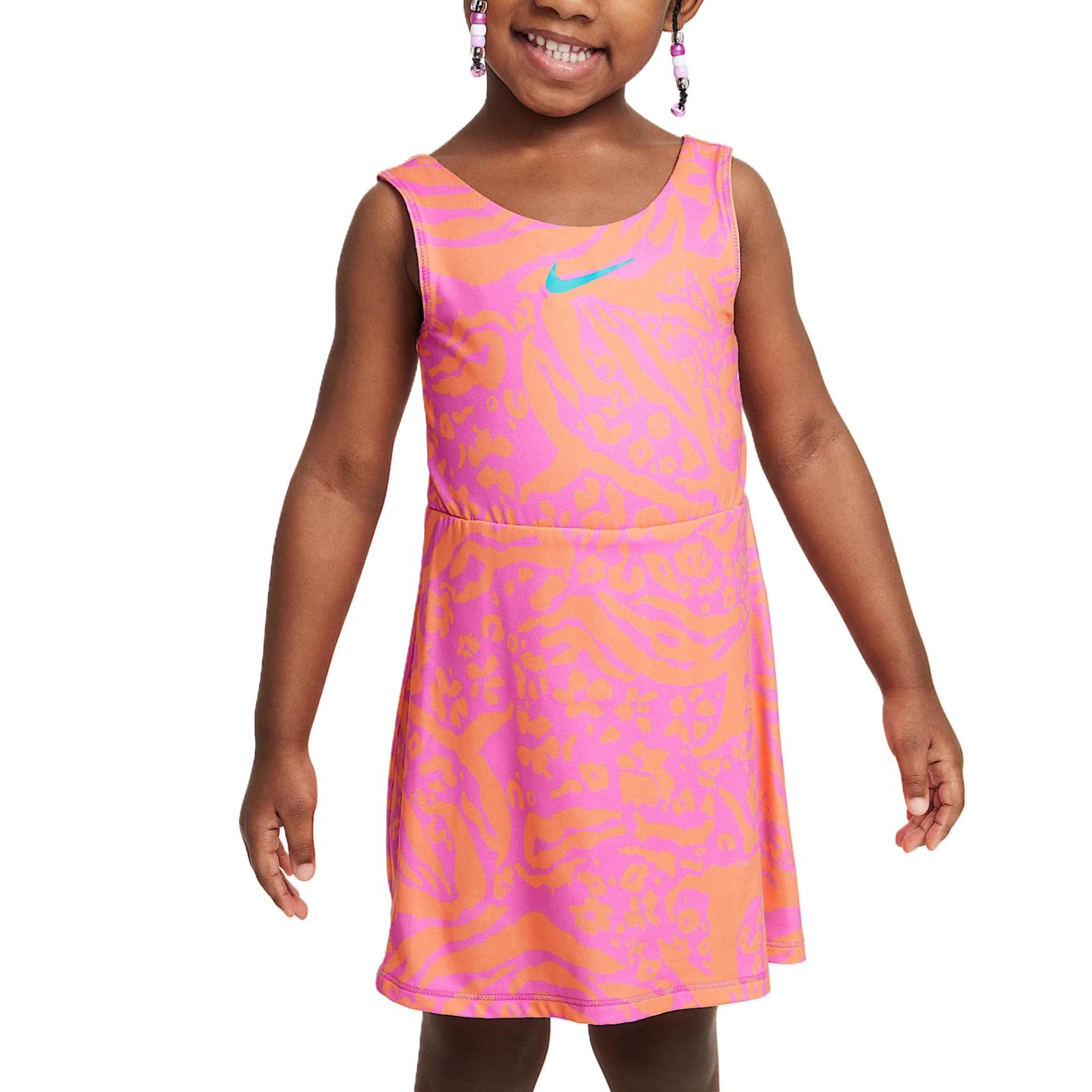 open lace back dress Nike Court Dri-Fit Advantage Dress Women-Coral