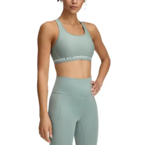Under Armour CrossbackHeatGear Sports Underwear Women's Silicone Green