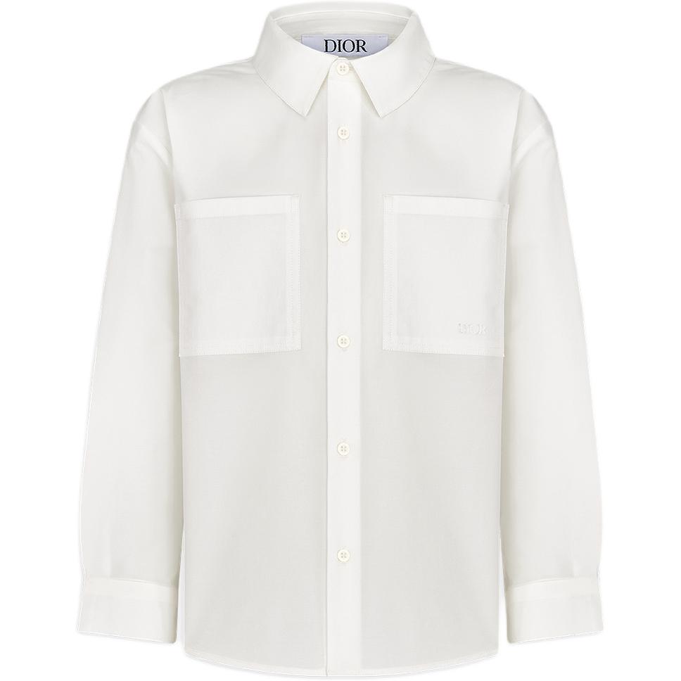 Рубашка Dior Embroidered Shirt (белая)