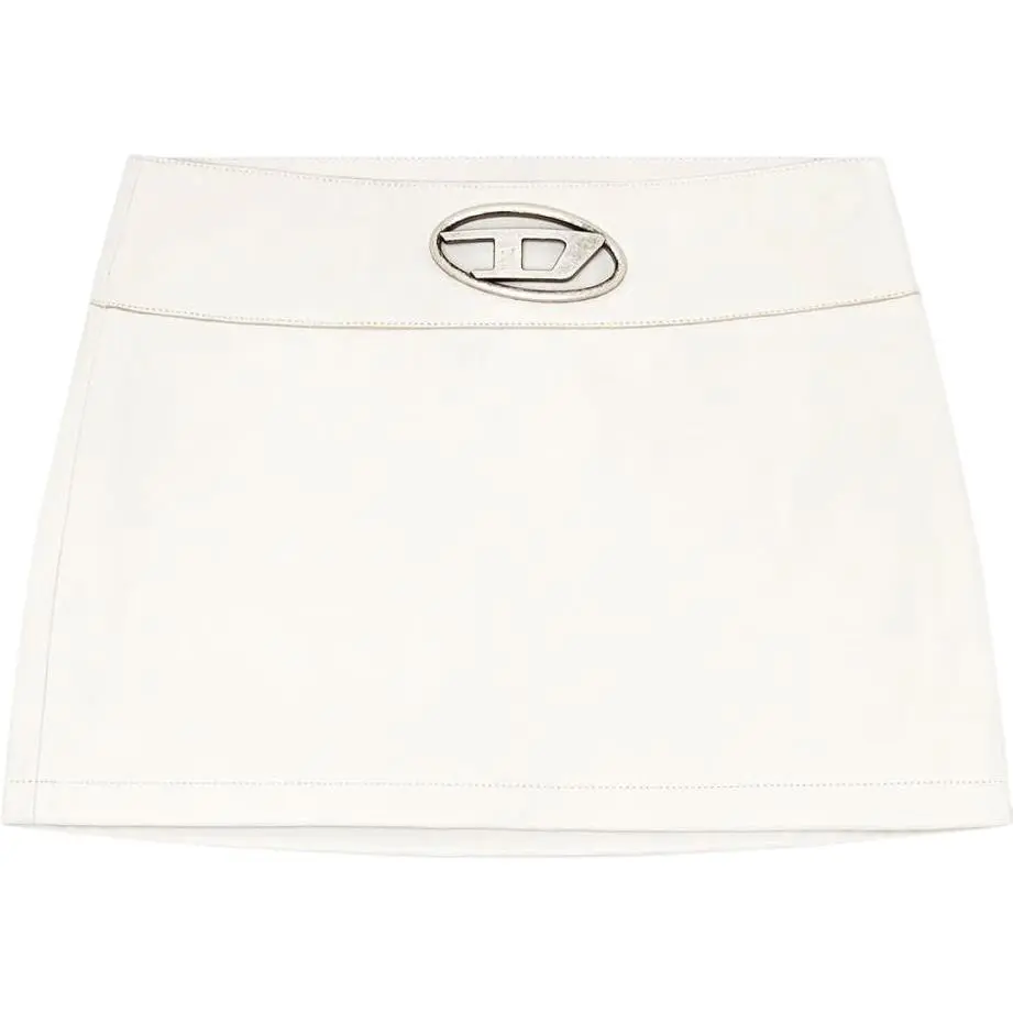 DIESEL L Dixy Logo Plaque Mini Skirt