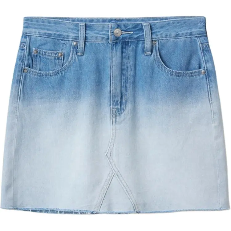 Levi's Denim Short Skirts Women's Light Blue