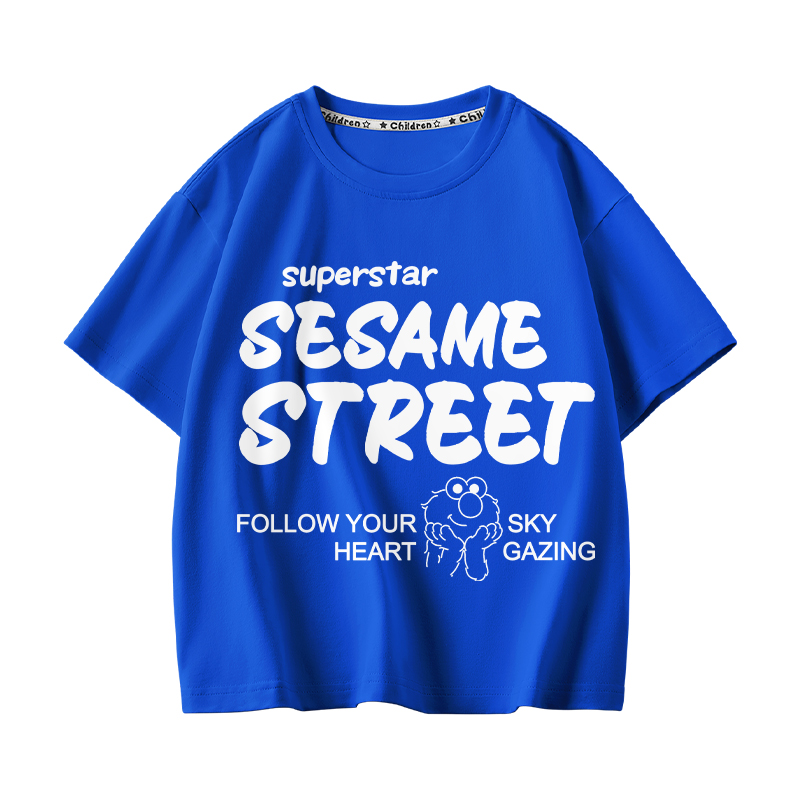 Детская футболка SESAME STREET (белый)