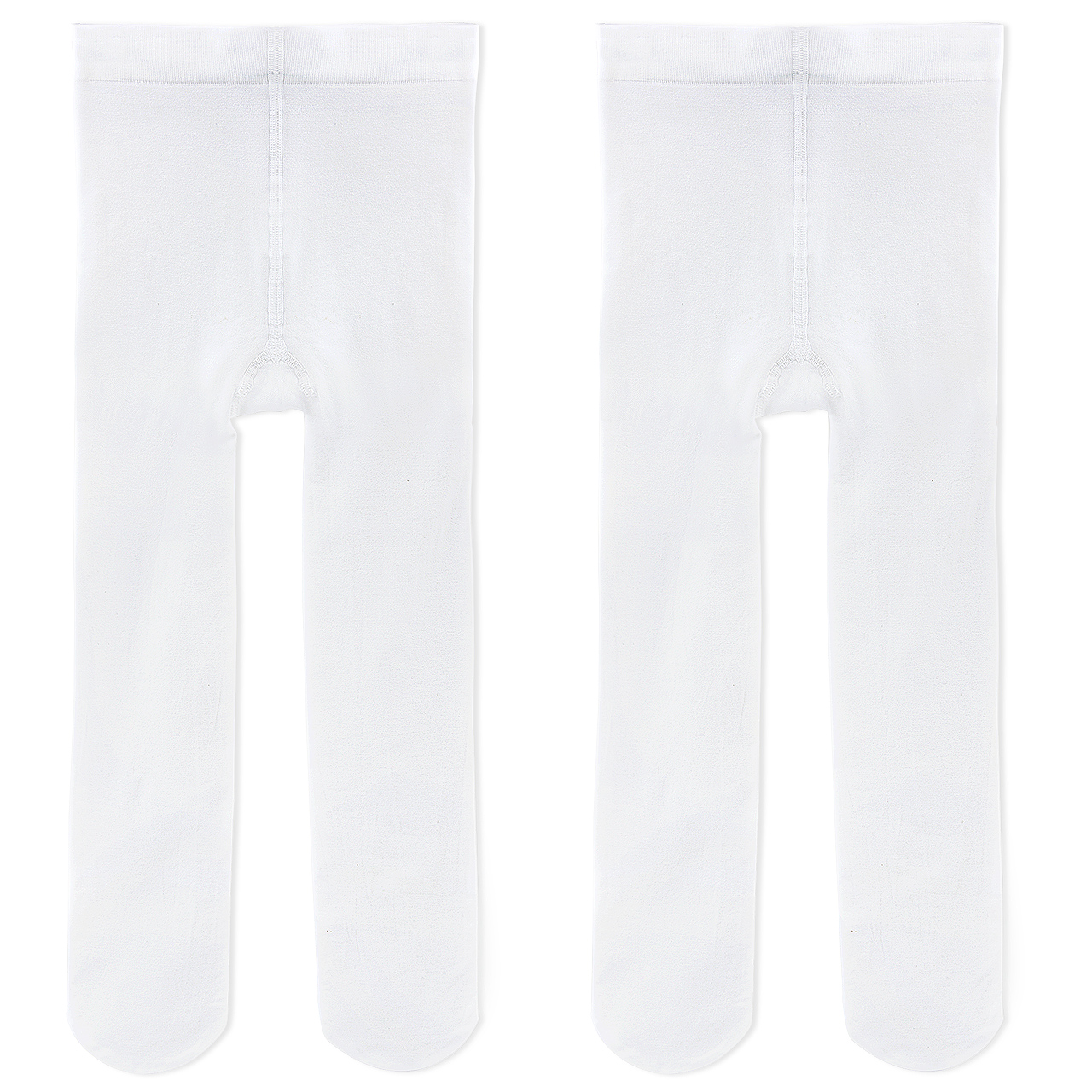 Disney Disney, breathable velvet swan, children's white socks, 2 pieces