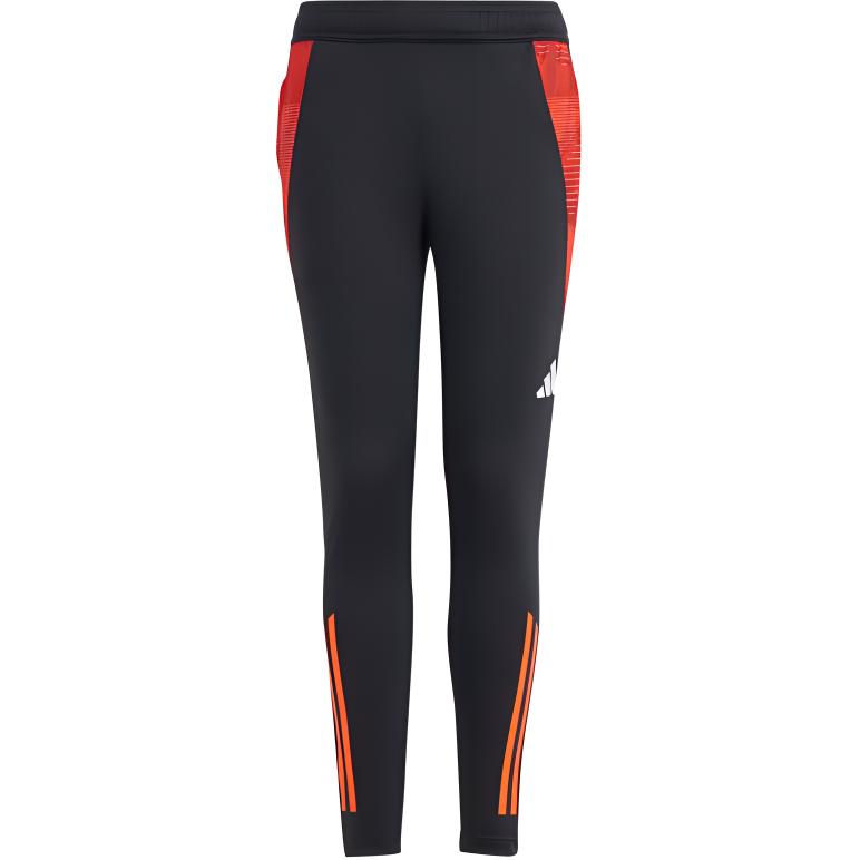 Adidas trousers TIRO 24 COMPETITION TRAINING TRACKSUIT BOTTOMS KIDS comfortable, skin-friendly and breathable black/solar red teenagers