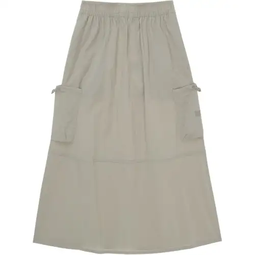 THE NORTH FACE THE NORTH FACE Apparel Collection Casual Long Skirt Women's Gray Beige
