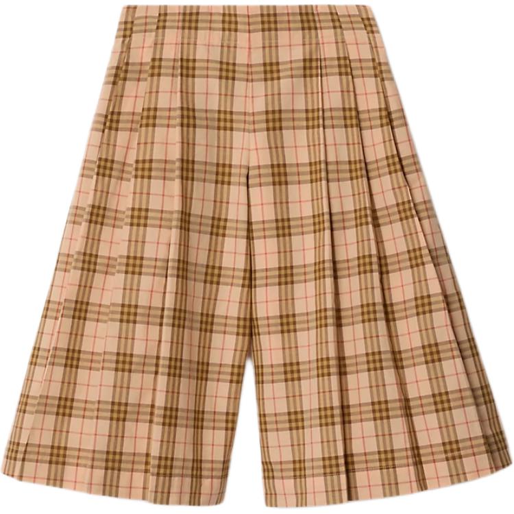Женские шорты Burberry (бежевые)