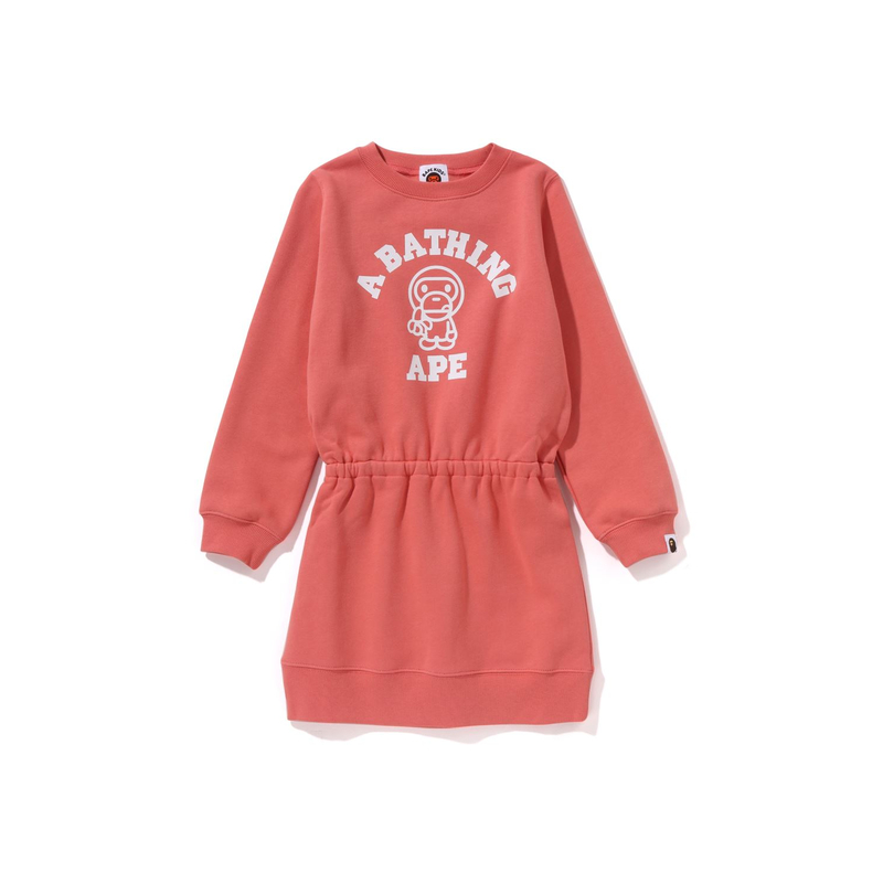 Детское платье A BATHING APE Streetstyle Long Sleeve (черное)