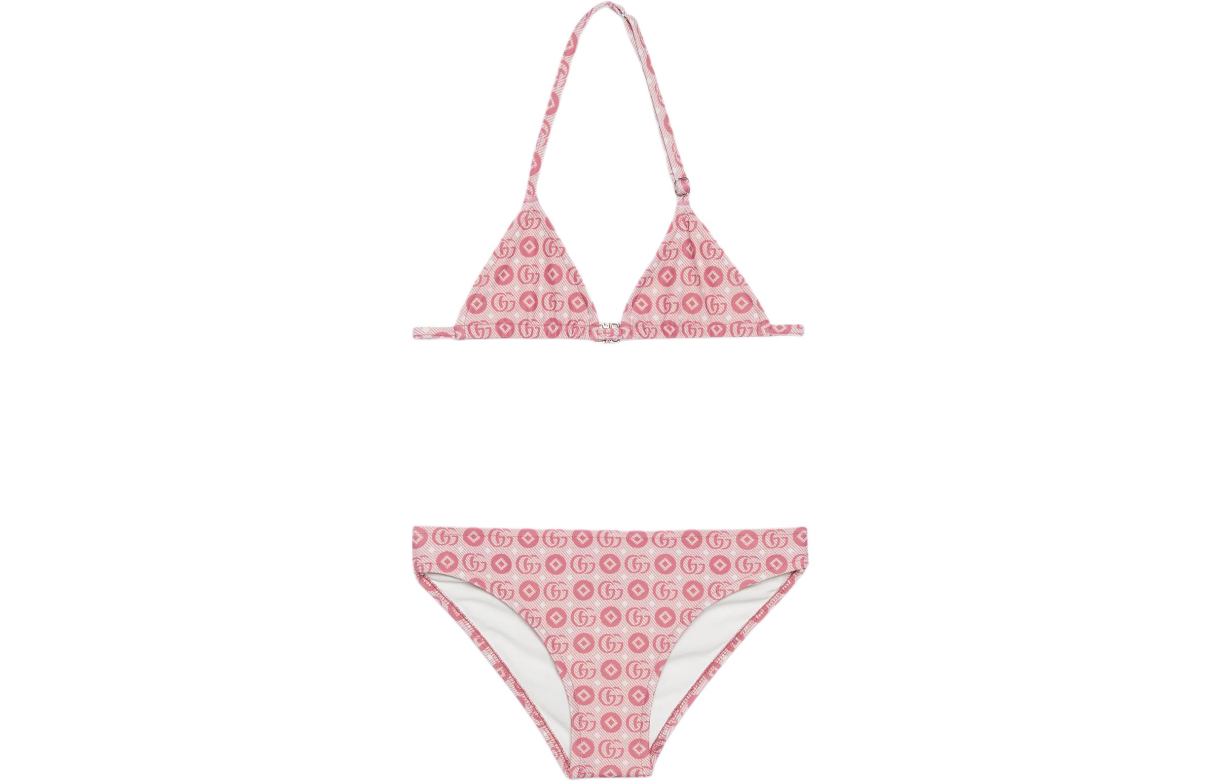 GUCCI Gucci, children's spring split fuchsia swimwear, print