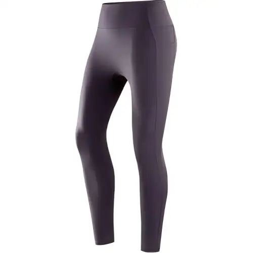 Anta Variety Training Collection Solid Color High Rise Comfortable And Breathable Versatile Fleece Lined Tight Fit