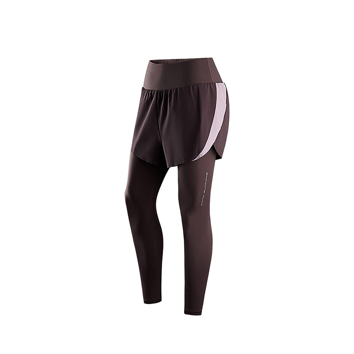 Anta Running Collection Running Pants Women’s Chocolate Brown/Dusty Purple
