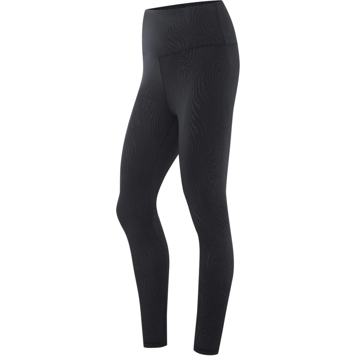 Li Ning Fitness Series Sports Pants Women’s Black Embossed