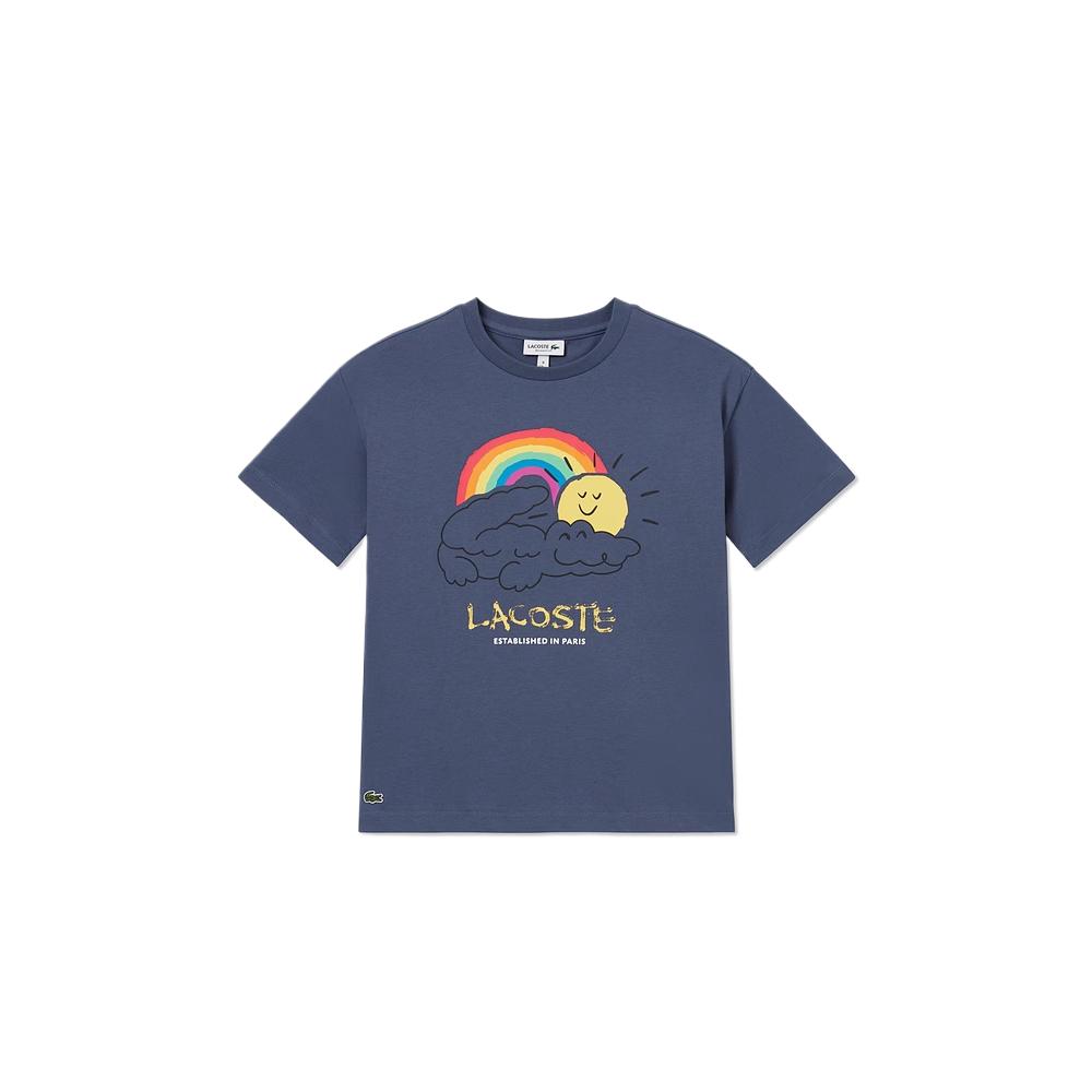 Футболка LACOSTE (синяя)