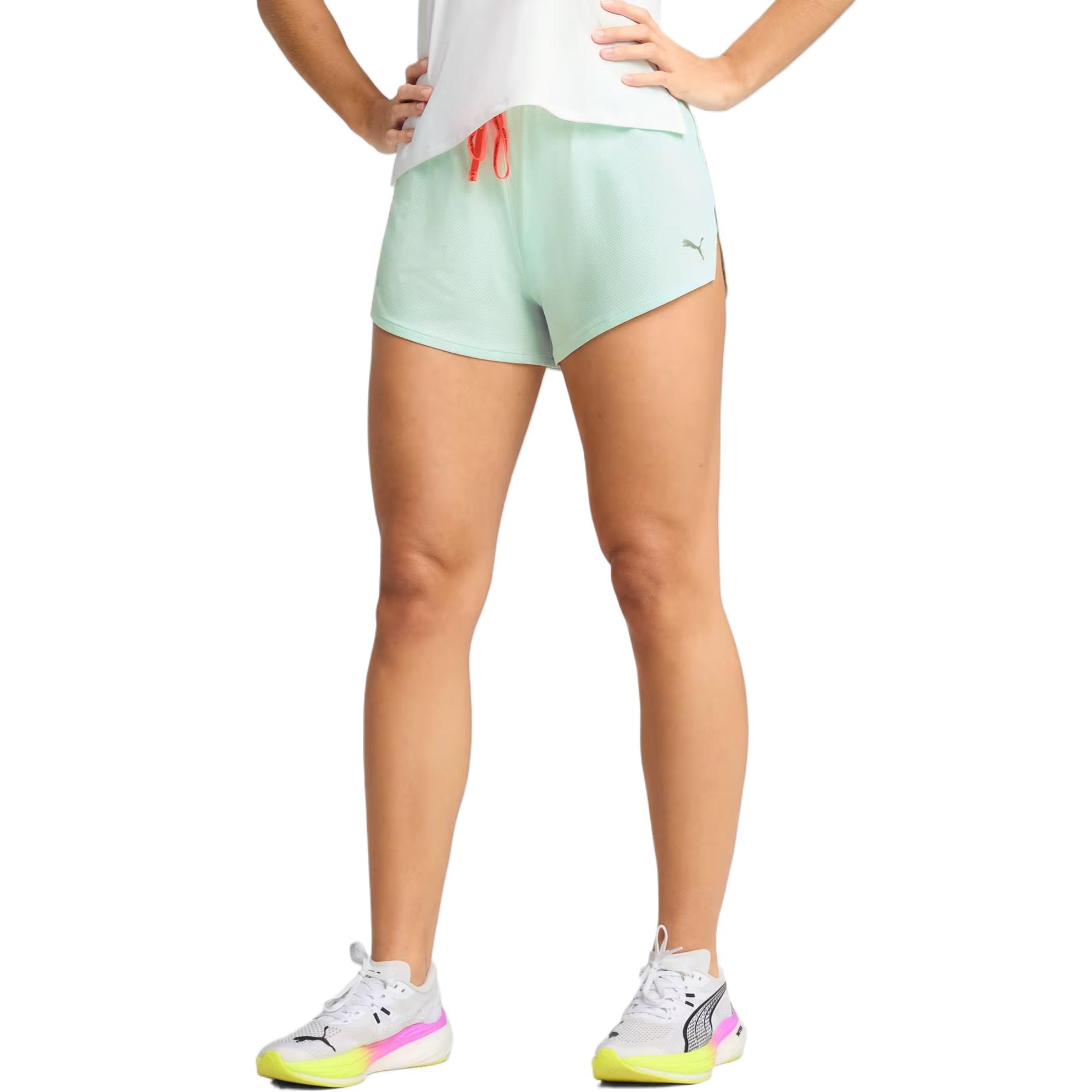PUMA Pantalones Cortos Con Abertura De 3' Para Mujer Run