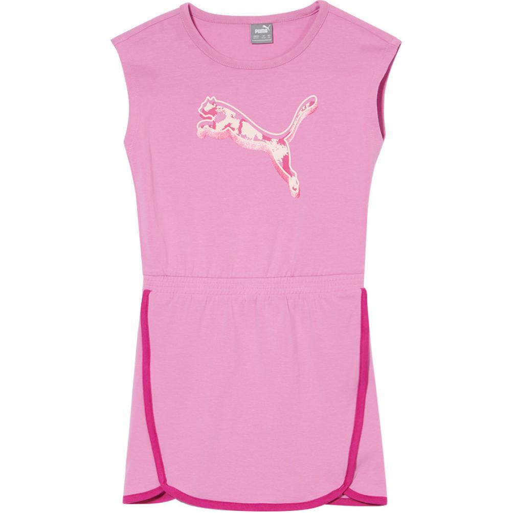 Детское платье PUMA Logo Dress (фиолетовое)