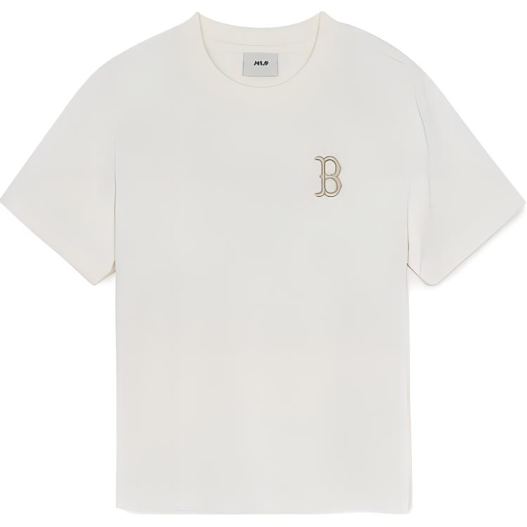 Футболка MLB MLB KIDS BASICT SS25logo (молочная)