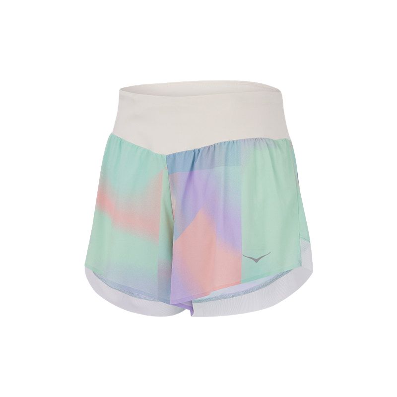 HOKA ONE ONE Sports Shorts Women's Bauhinia Print