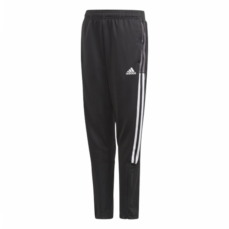 Adidas, sports black trousers for training, slim fit, for teenagers
