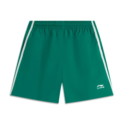 Li Ning Sports Life Collection Sports Shorts Women's Stone Green