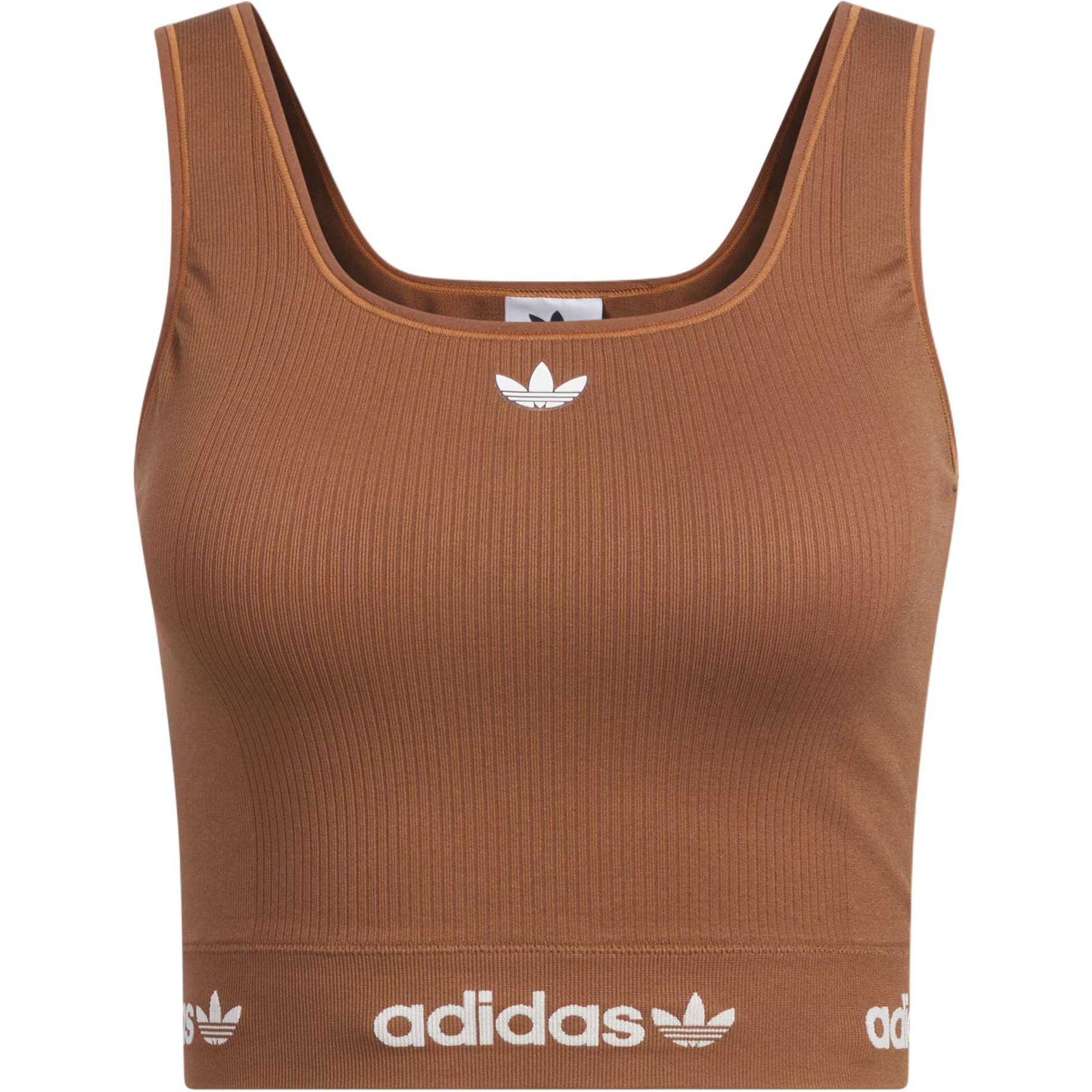 Adidas Originals Top Sleeveless Sports Shirts Women’s Soft Brown Other