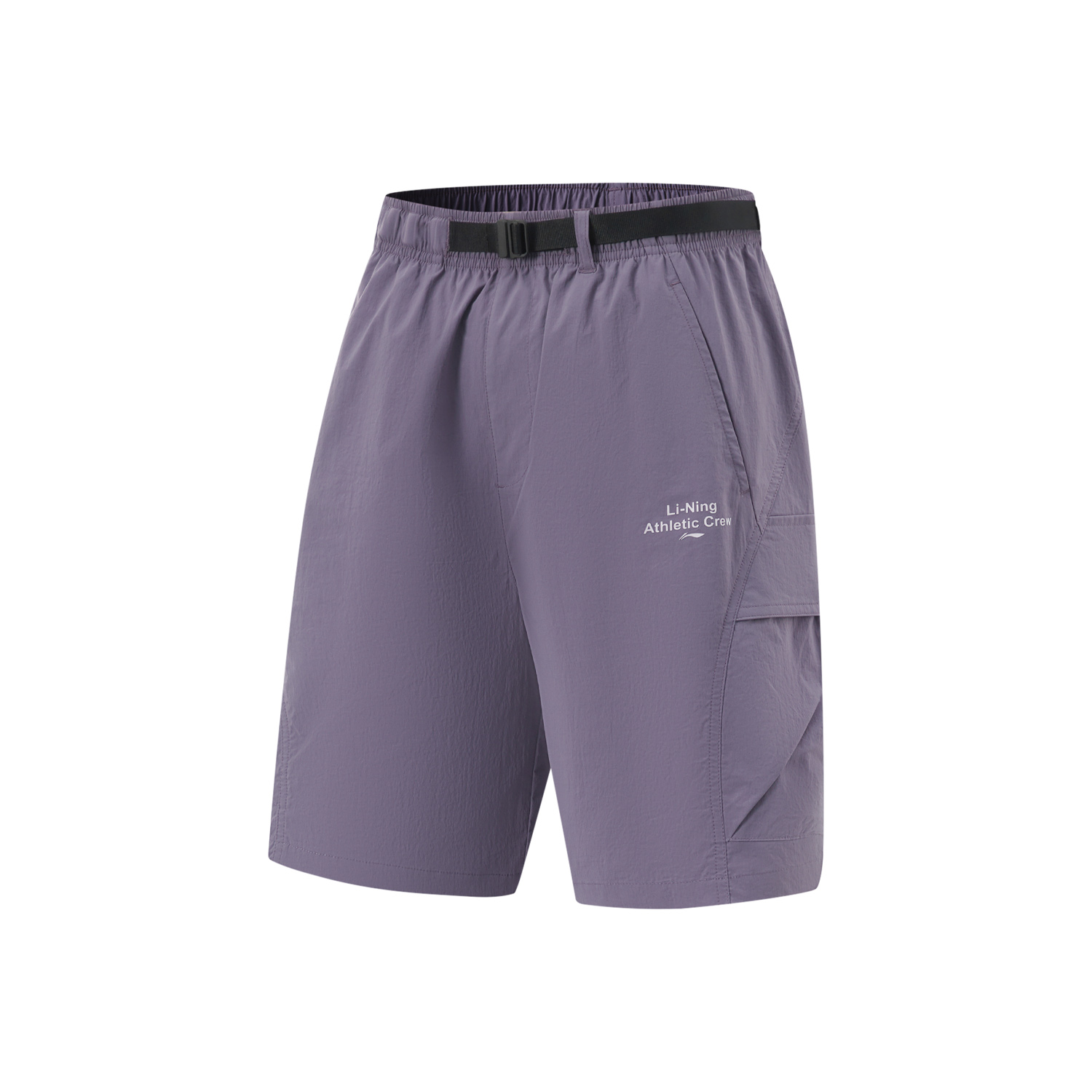 Li Ning Fitness Series Sports Shorts Women’s Crow Gray Purple