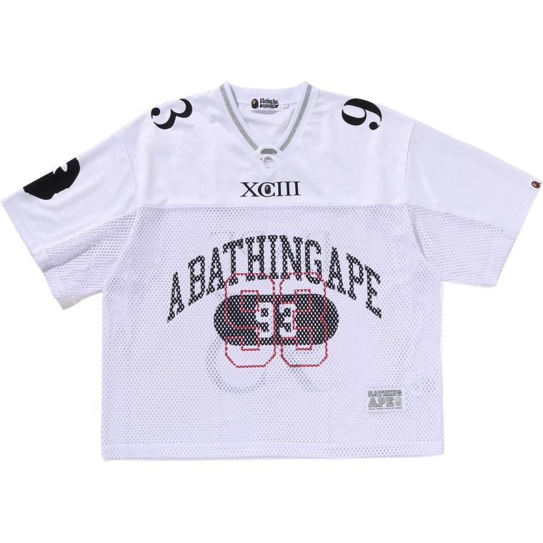Bape Line Camo Multi Logo Relaxed Fit Football Jersey