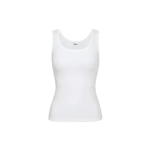 FILA Sleeveless Sports Shirts Women's White Racerback