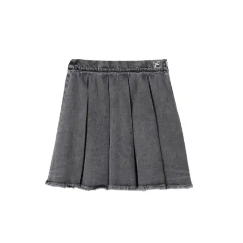 FILA Denim Short Skirts Women's Black