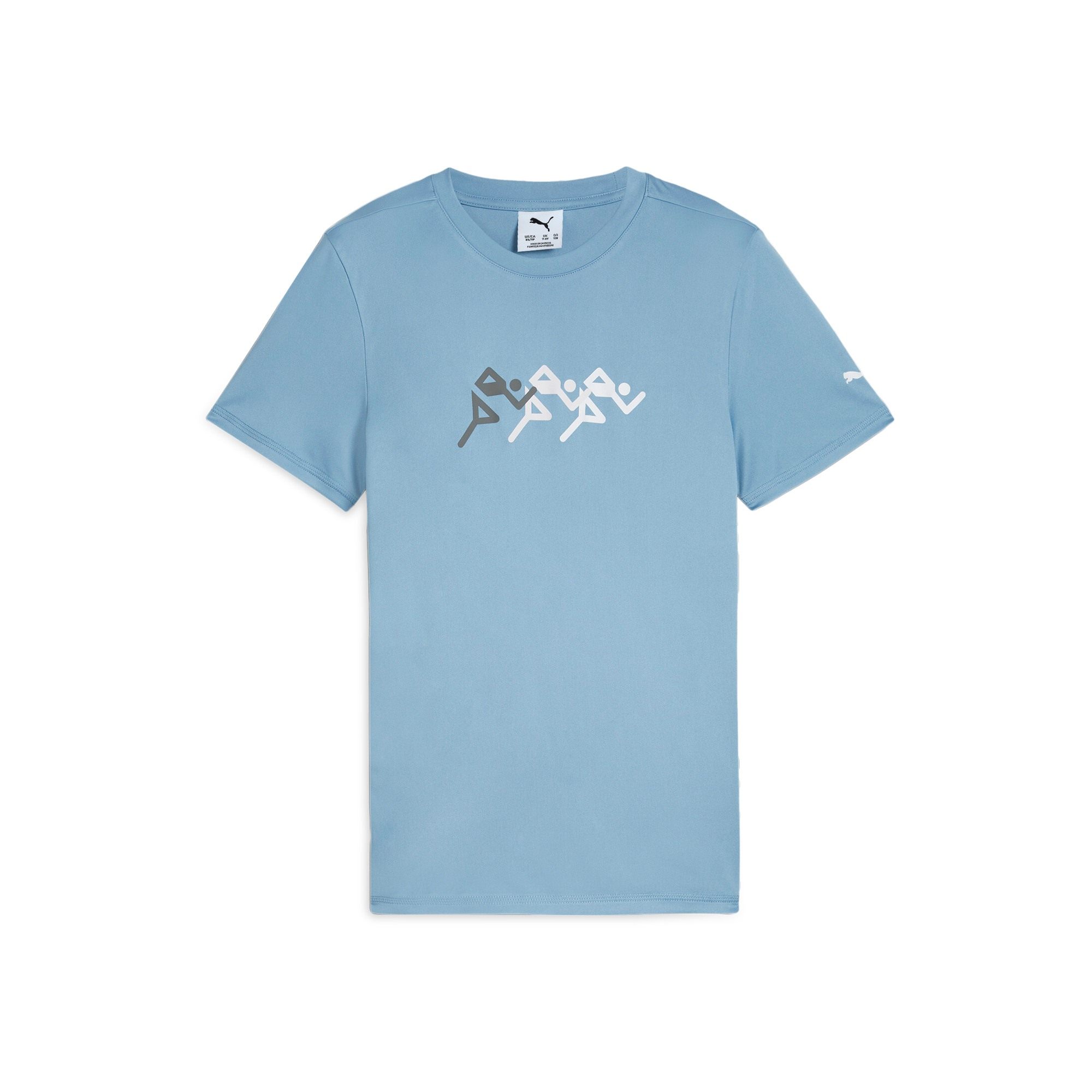 Мужская футболка PUMA SS25 (голубая)